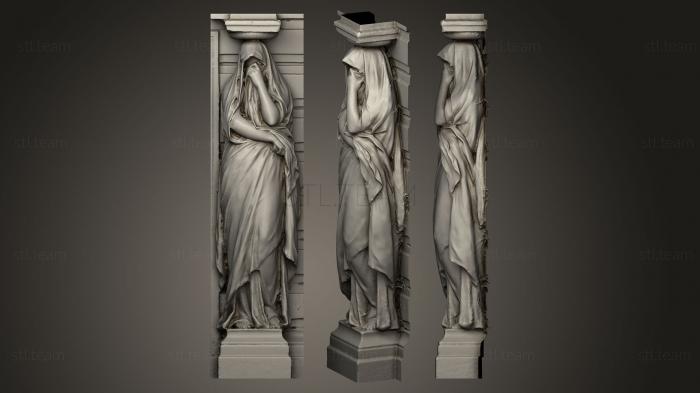 Статуи античные и исторические Плачущая кариатида